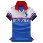 ralph lauren lapel style t-shirt mode pique cotton blue